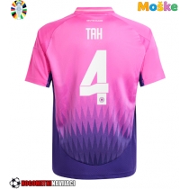 Moške Nogometnih dresov Nemčija Jonathan Tah #4 Gostujoči EP 2024 Kratki rokavi